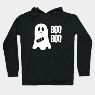 Boo boo....get it?  A ghost with a minor injury...hilarious! Hoodie